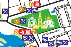 Карта-схема с.Дивеево 2014 г.
