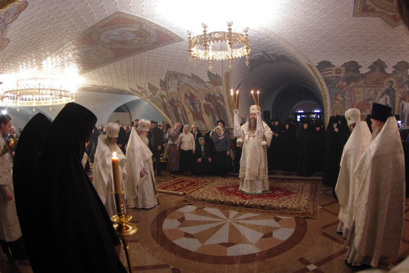 В Благовещенском соборе Дивеевского монастыря освящен еще один придел